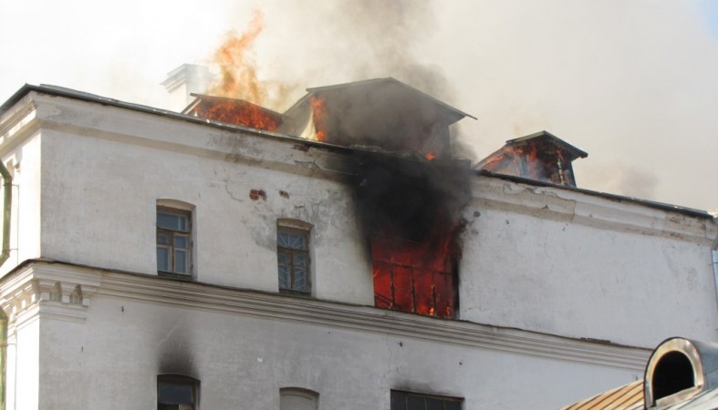 валаам пожар зимняя гостиница