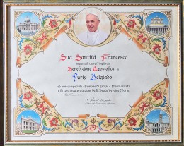 Грамота Дельгядо Папа Римский