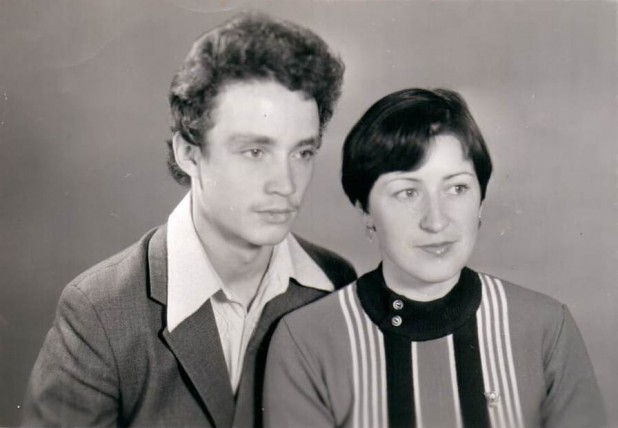 Олег Юрьевич и Ирина Юрьевна Бердник , 1980 год