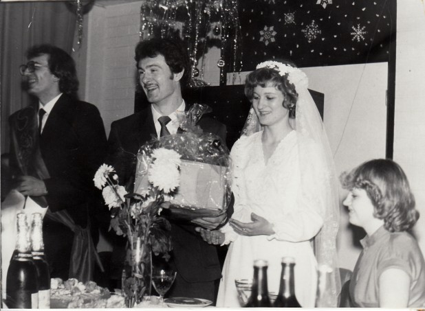 Юрий Анатольевич и Елена Викторовна Лантух, свадьба, 1983 г