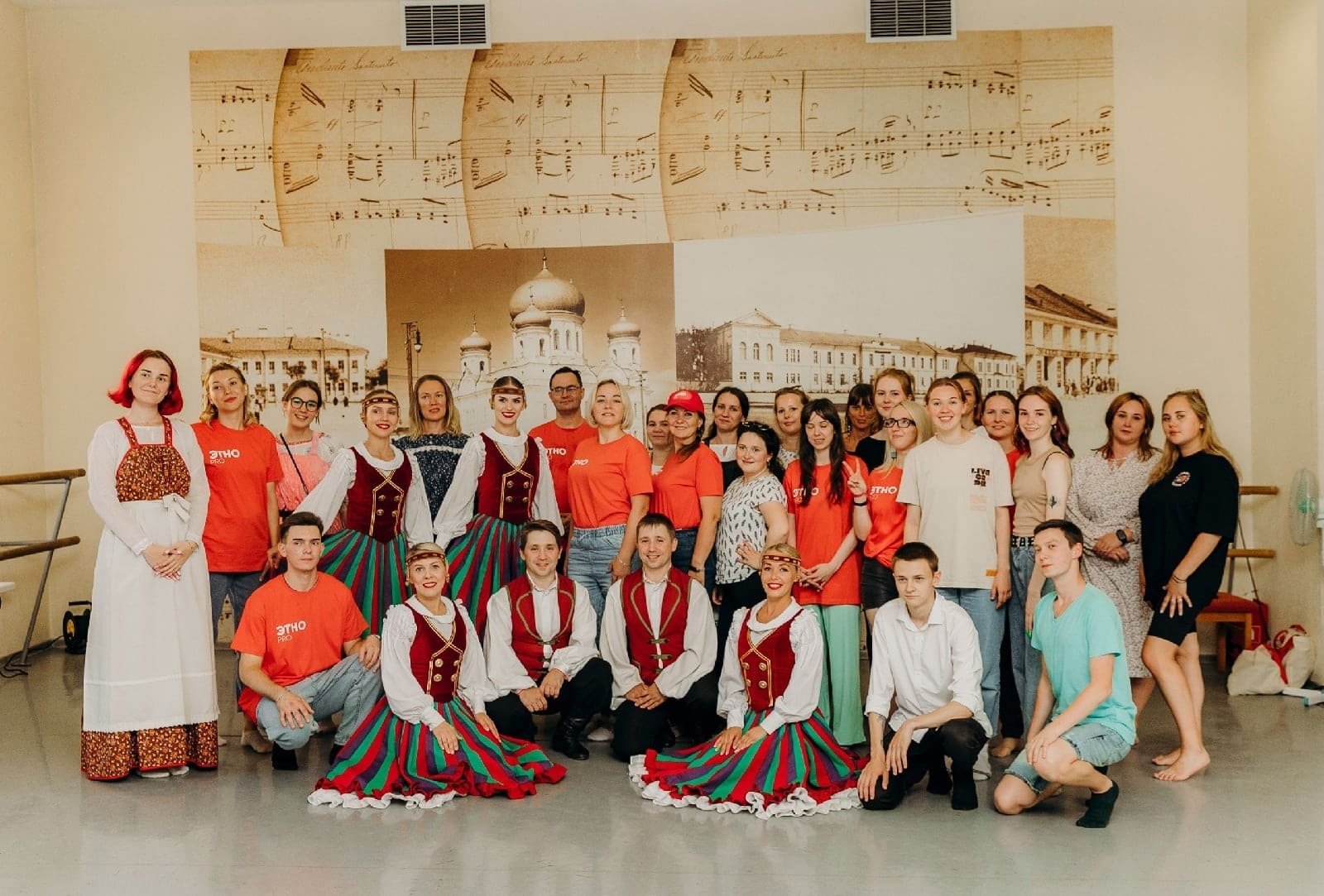 Участники молодёжной сессии в "Доме кантеле" в Петрозаводске